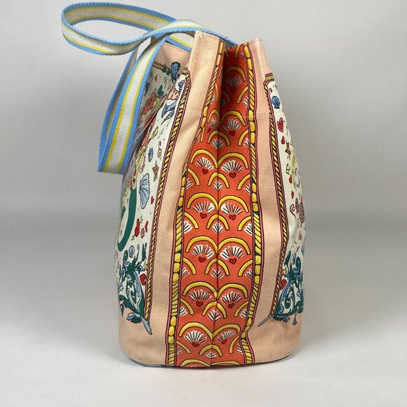 Brighton Sirens Song Tote Canvas Tote Bag Double Handles Hand Sketched Artwork - Picture 5 of 9